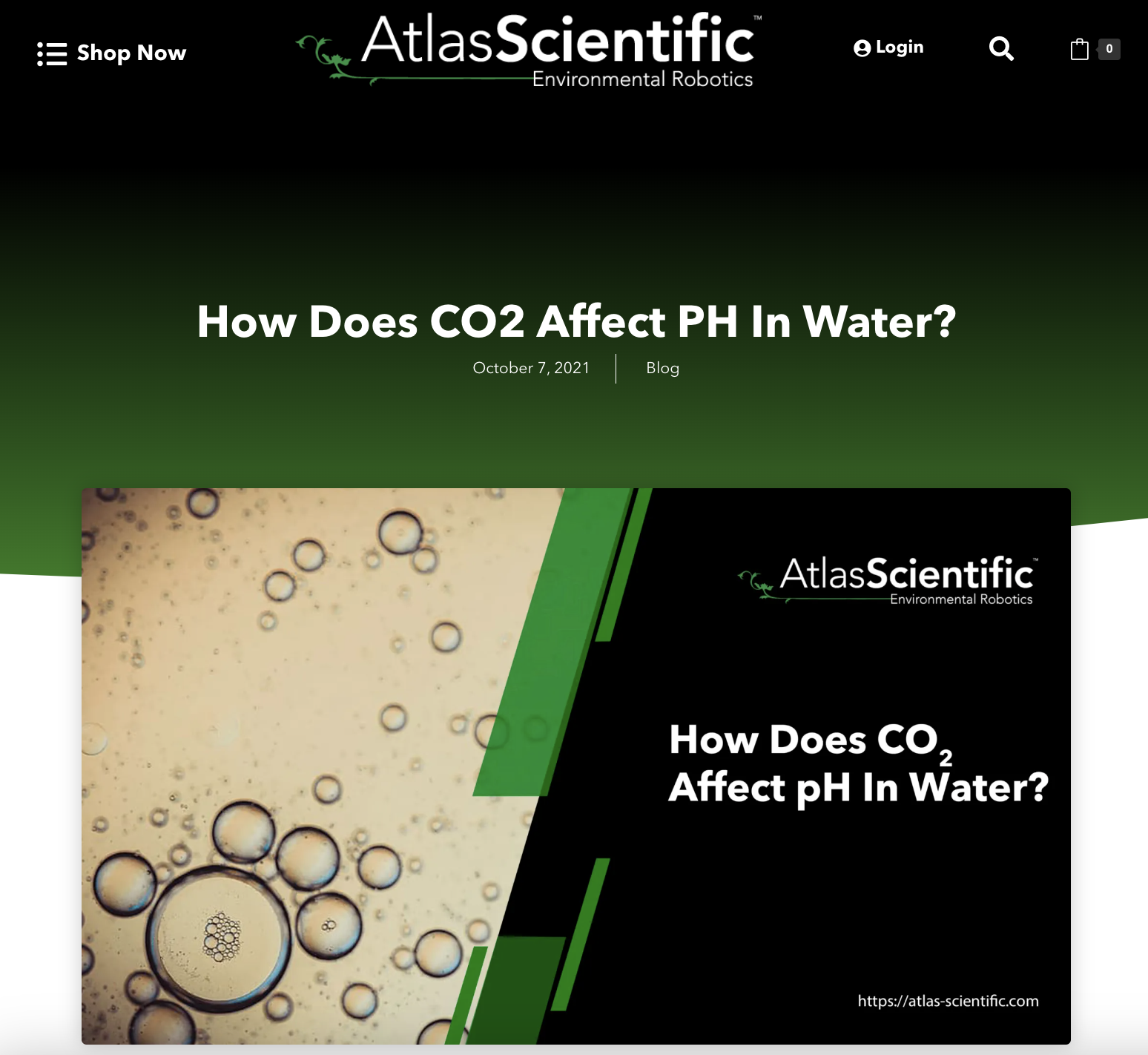 How Does CO2 Affect pH In Water?